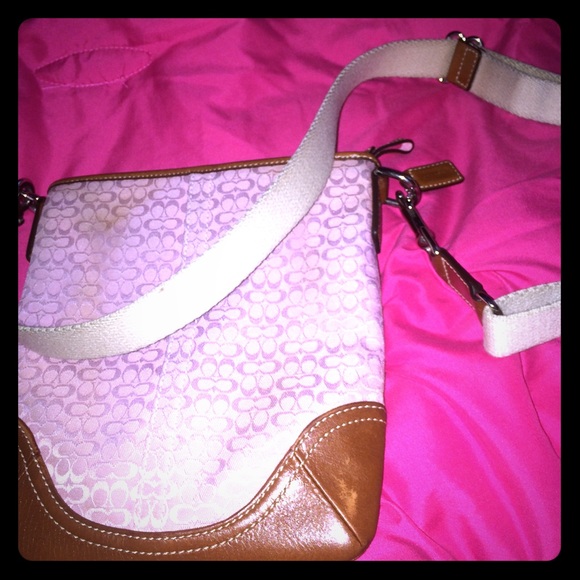 Rose pink Coach purse