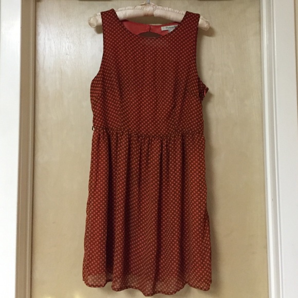 Forever 21 rusty orange dress