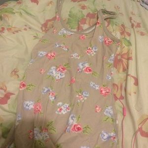 Floral tank top