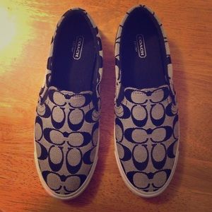 Coach slip ons