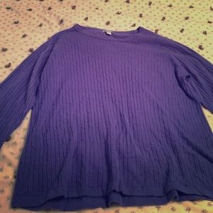 Croft & barrow Periwinkle sweater