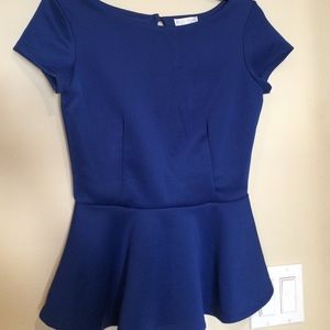 Peplum top