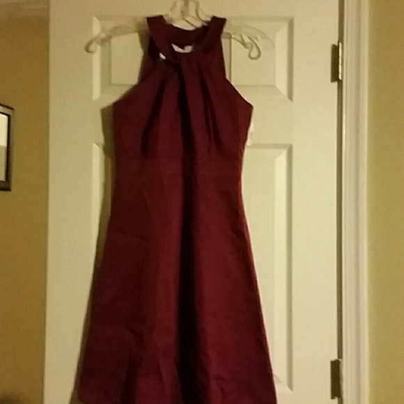 Magenta Halter Dress