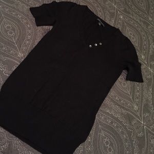 Donating 4/3:Shortsleeve black lightweight sweater