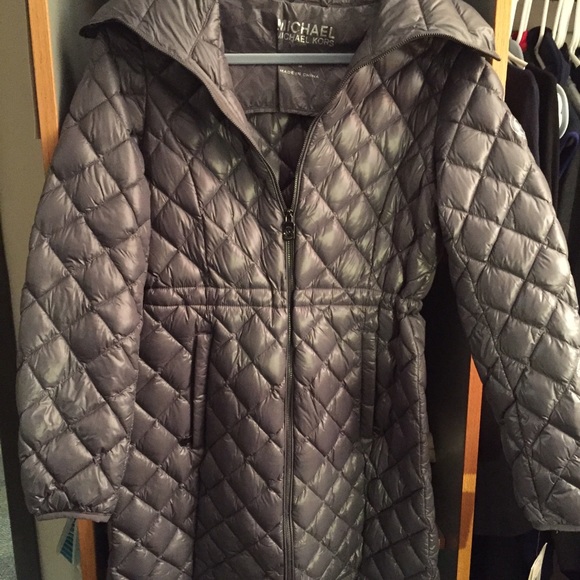 Gray Michael Kors Parka