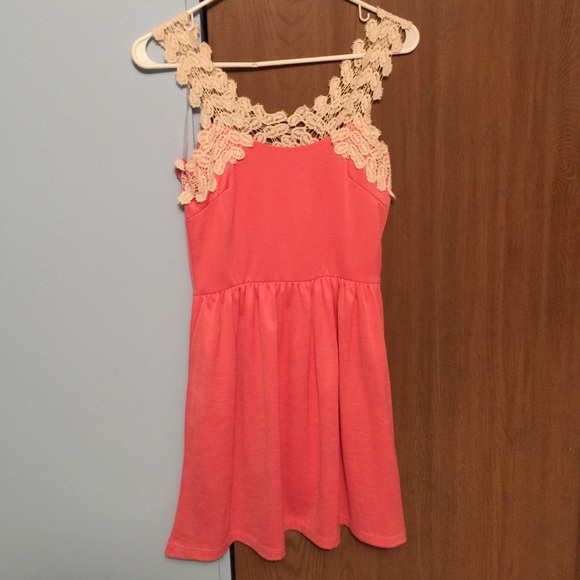 coral dress
