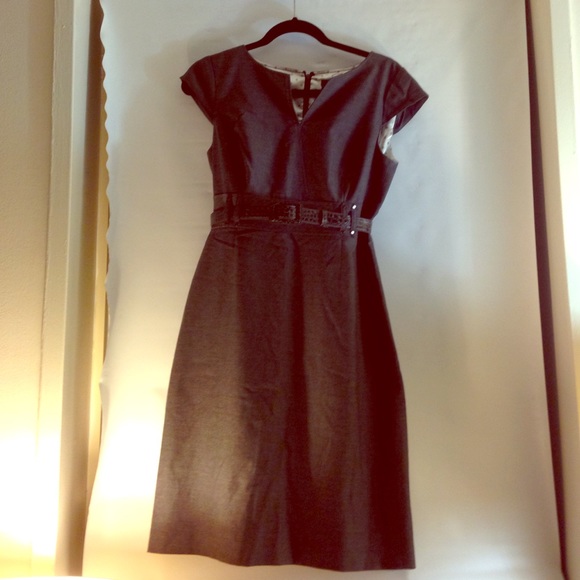 Tahari Grey Shift dress