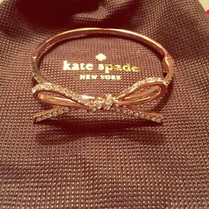 Kate Spade Rose Gold Bow Bangle