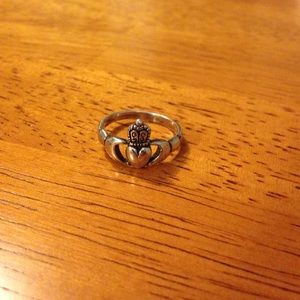 Claddagh ring from Dublin - sterling silver size 8