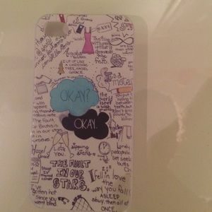 I phone 4 the fault in our stars case