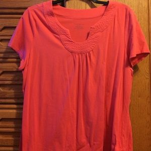 Coral short sleeve tshirt