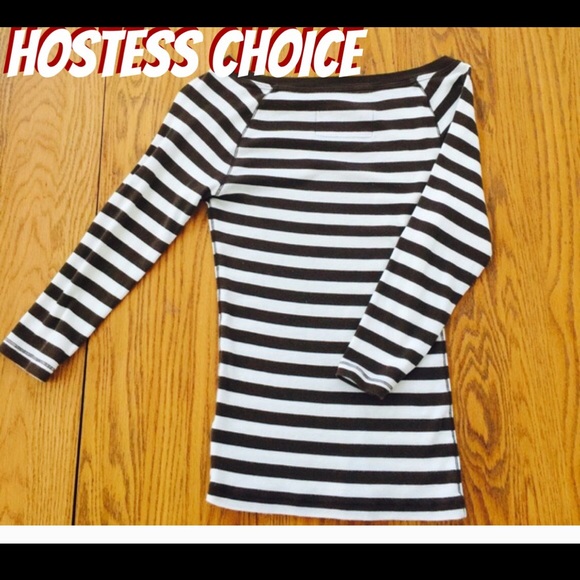 Gap soft with stretch shirt Size Xs Stripe brown