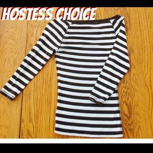 Gap soft with stretch shirt Size Xs Stripe brown