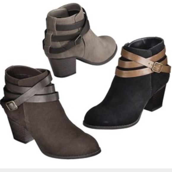 Brown booties