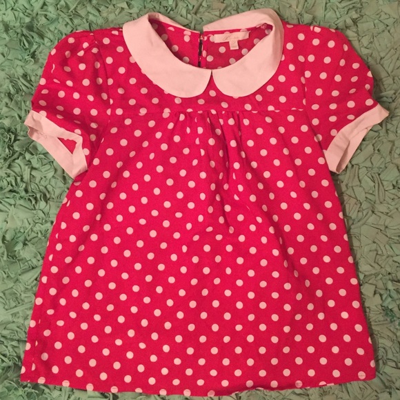 Red Polka dot Shirt - Picture 1 of 4