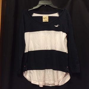 NWOT Hollister striped top
