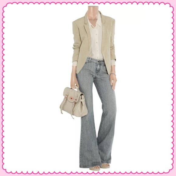 THEYSKEN'S THEORY "PIPS" FLARED JEANS