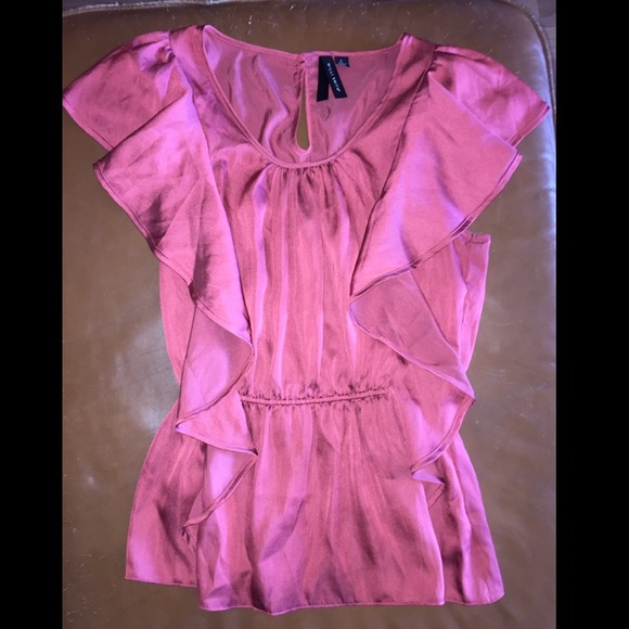 Large Coral Sleeveless Blouse