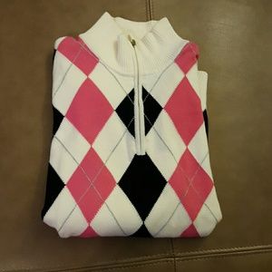 Izod Golf zip sweater. Size large.