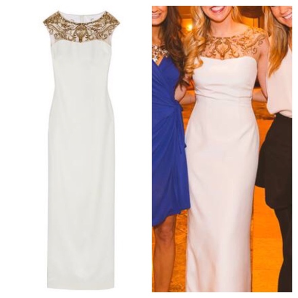 Marchesa Dresses & Skirts - Notte by Marchesa silk crepe column dress