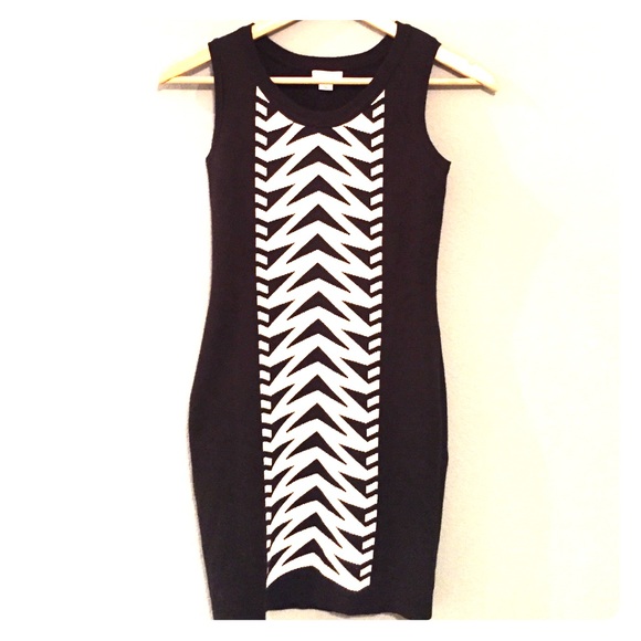 S/P // Black and White Sweater Dress // Target - Picture 1 of 2
