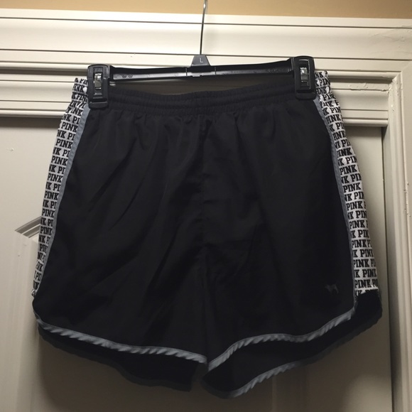 PINK Victoria's Secret Pants - Victoria's Secret PINK Black Workout Shorts