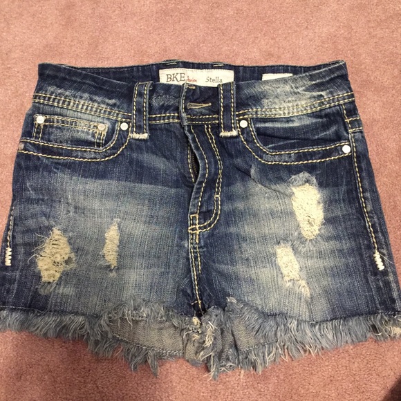 BKE denim Stella high waisted shorts