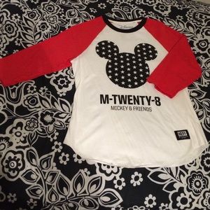 Disney M-Twenty-8 Baseball Tee