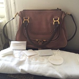100% authentic Chloe Marcie medium satchel