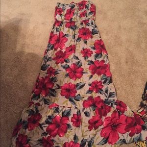 Hawaiian floral maxi