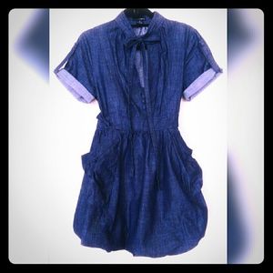 Unique & Trendy Blue Jean Dress