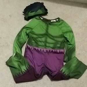 Infant halloween hulk costume