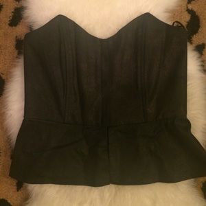 Mason peplum bustier