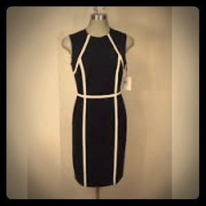 💕Calvin Klein💕black and white dress💕