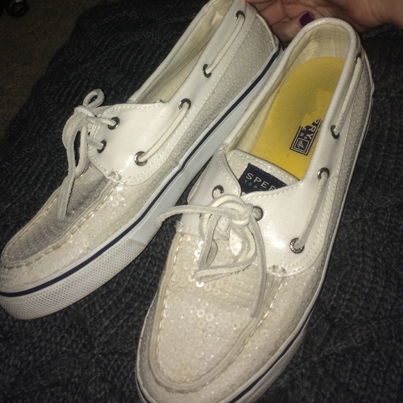 Sequined Sperry's