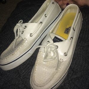 Sequined Sperry's