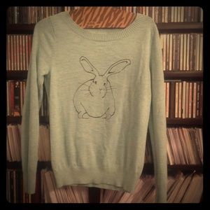 🐰Mint blue Bunny Sweater