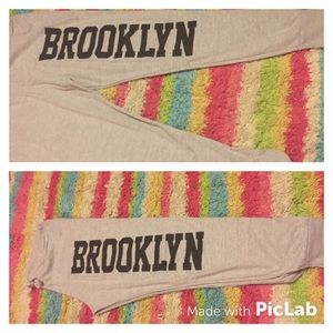 grey sweatpants size: large