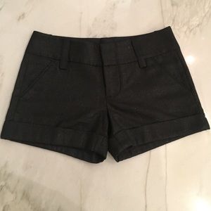 Alice + Olivia black shorts size 0