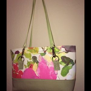 NWOT beautiful watercolor bag.