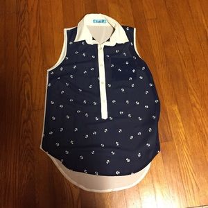 Anchor pattern shirt