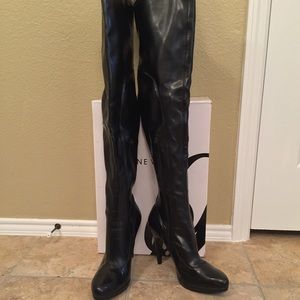 Nine West Over the Knee black boots - size 10