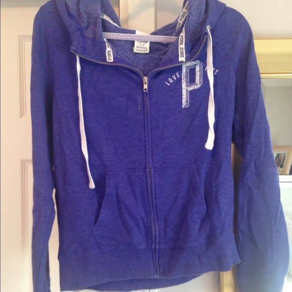 Dark purple zip up hoodie