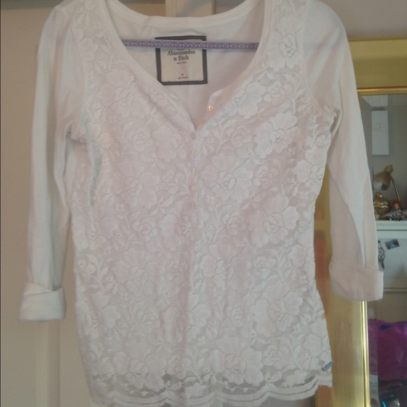 White lace top