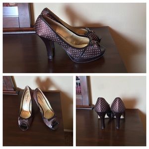 Madden Girl Peep toe heels -size 10