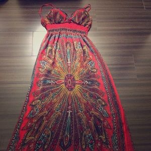 Boho maxi dress