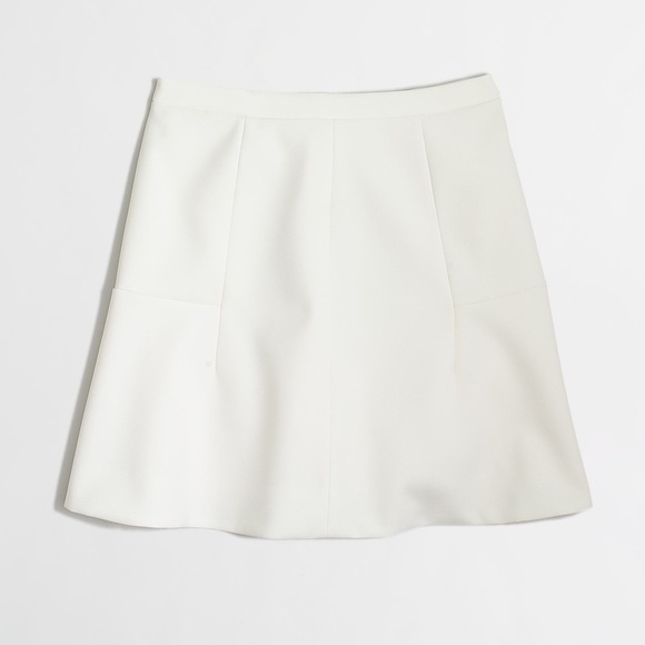 KEEPING | J. Crew | Ivory Flared Mini Skirt - Picture 3 of 3