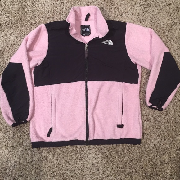 The North Face Jackets & Blazers - North Face Denali pink and blk girls large