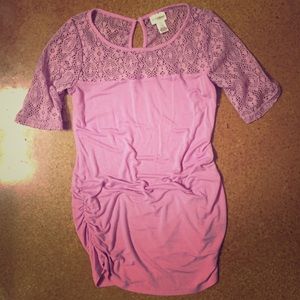 Lavender Maternity Top