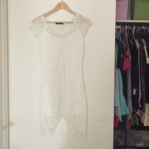 marshall's all white lace dress